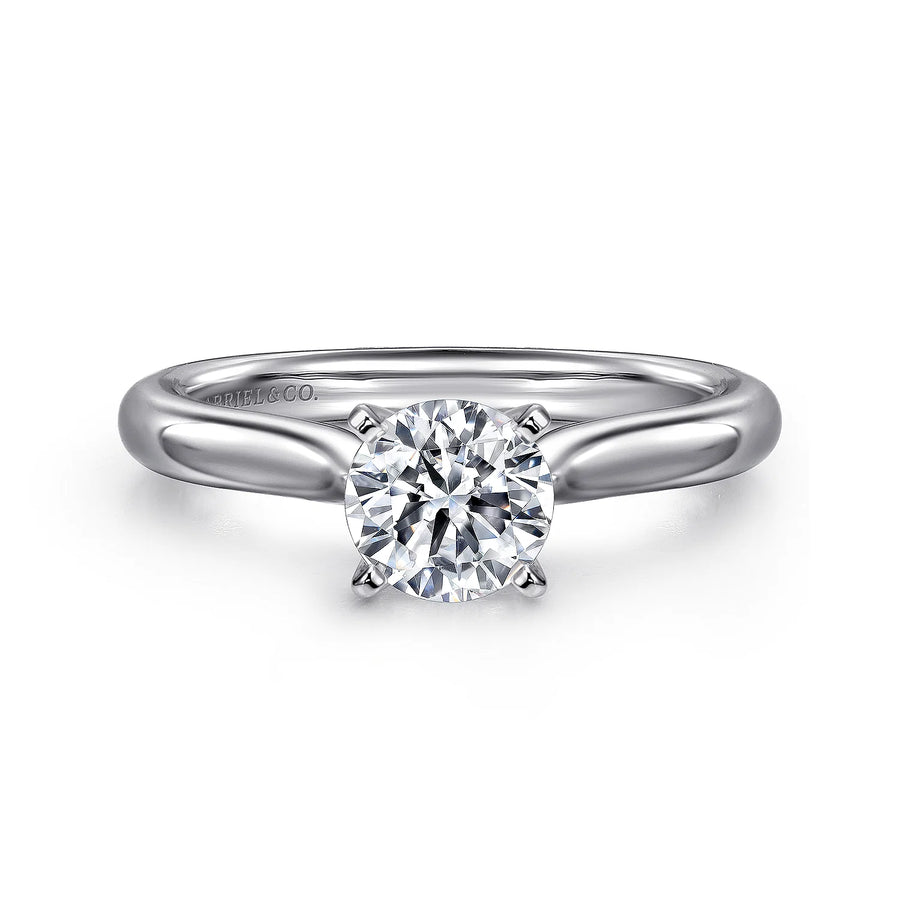 Gabriel & Co Platinum Engagement Ring