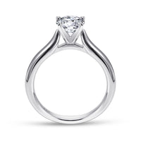 Gabriel & Co Platinum Engagement Ring