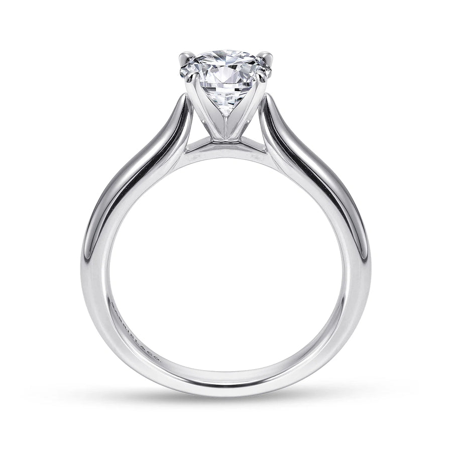 Gabriel & Co Platinum Engagement Ring