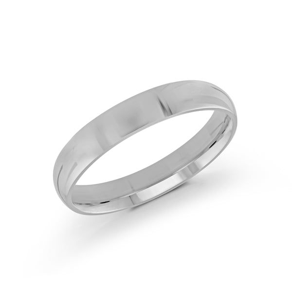 Platinum Polished Finish 4mm Wedding Band
