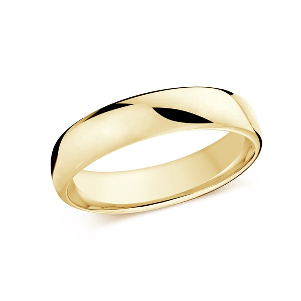 14K Gold Polished Wedding Band