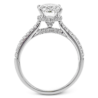 Simon G Oval Engagement Ring