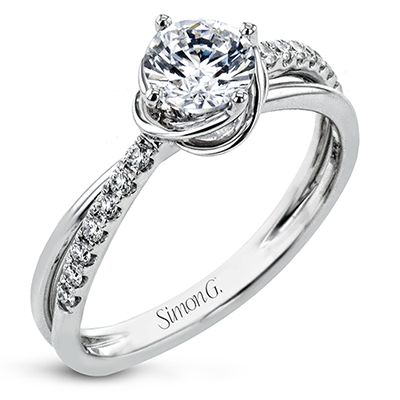 18k White Gold Multi-Band Engagement Ring