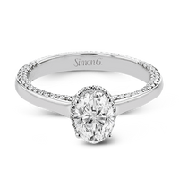 Simon G Halo Engagement Ring