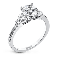 18K White Gold Timeless Engagement Ring