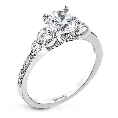 18K White Gold Timeless Engagement Ring