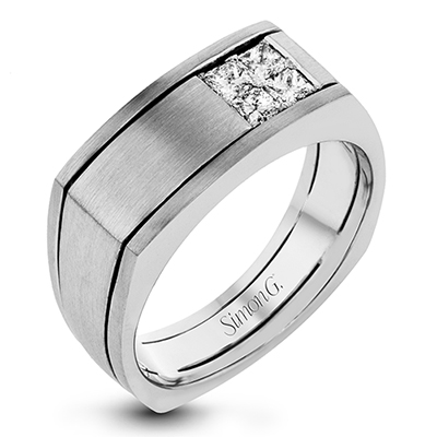 Simon G Diamond Wedding Band
