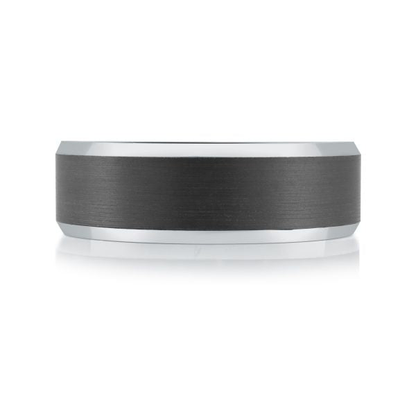 14k Gold & Carbon Fibre Wedding Band