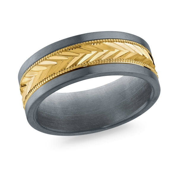 14K Gold Sandblast Wedding Band