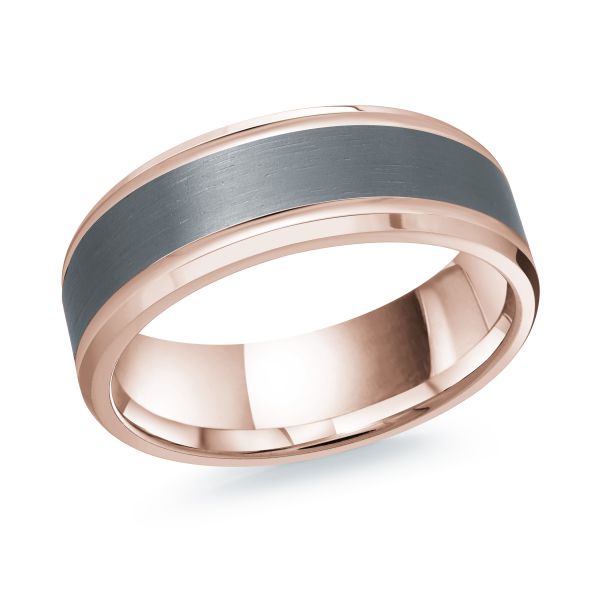 14k Gold & Tantalum Wedding Band