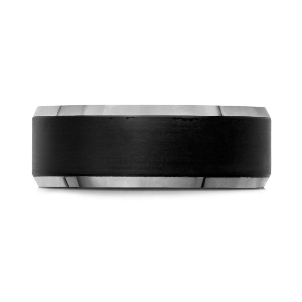 14K Gold & Tantalum Wedding Band