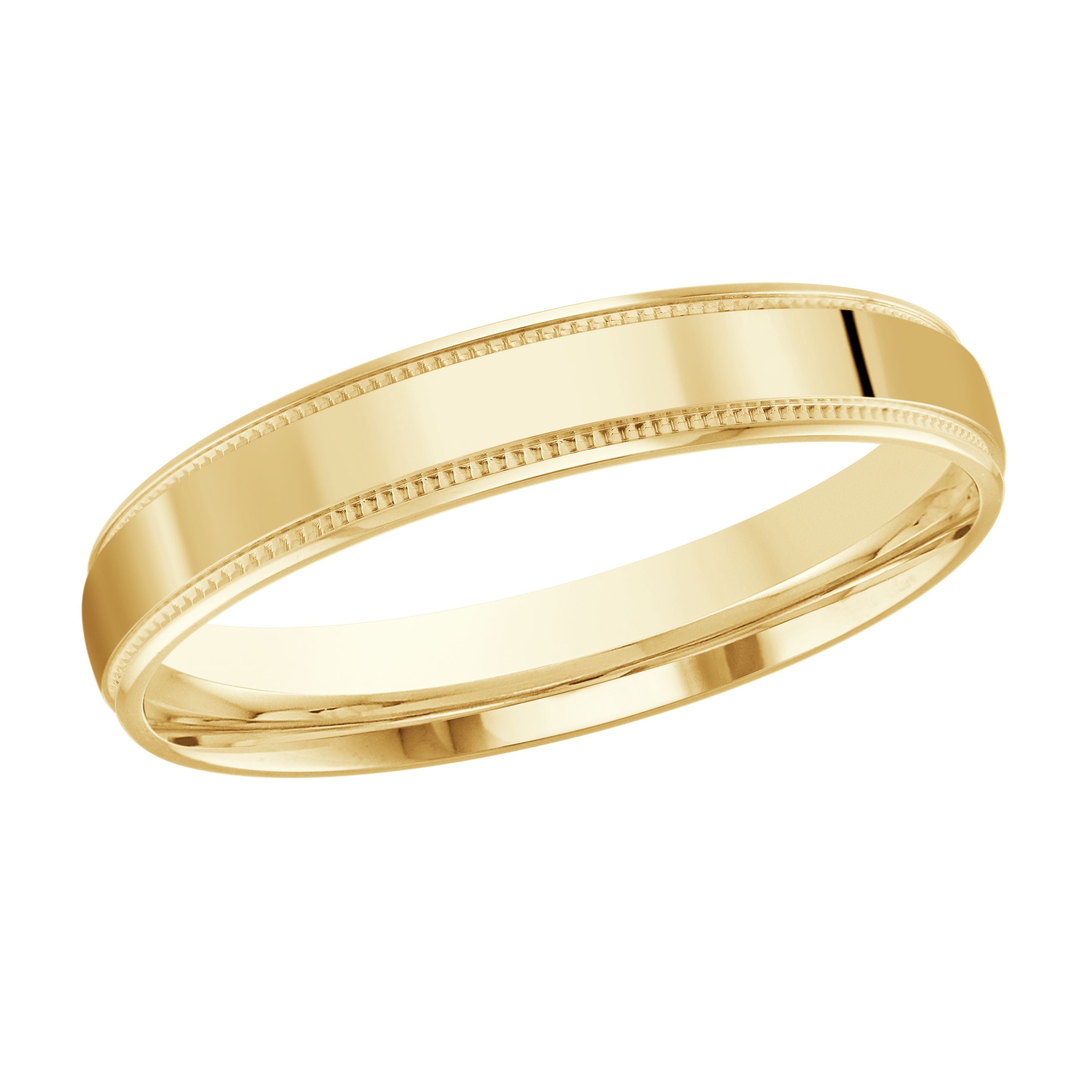 Traditional Milgrain Wedding Band