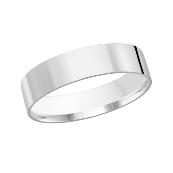 Traditional Flat Wedding Band