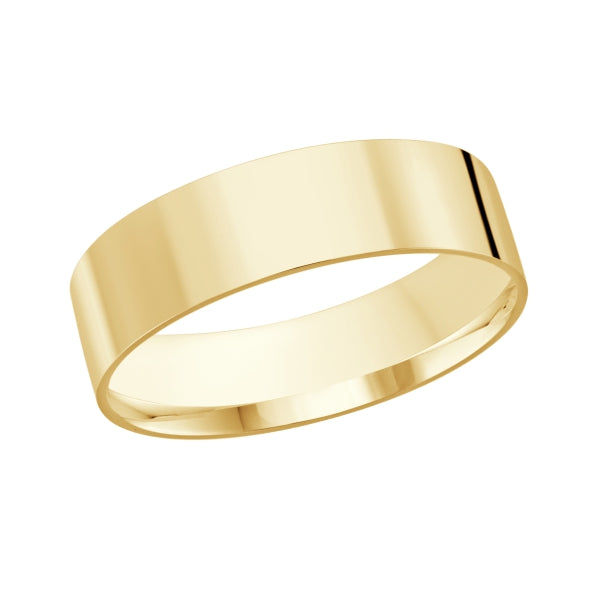 Traditional Flat Wedding Band