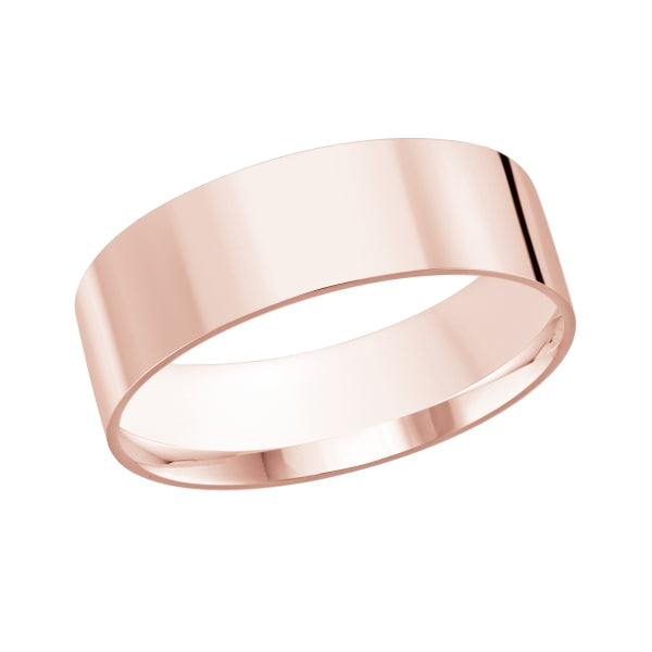 Traditional Flat Wedding Band