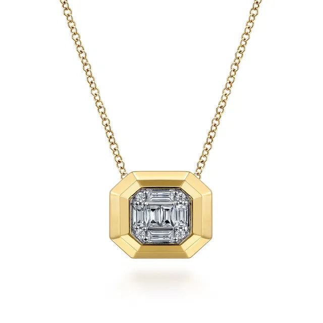 Diamond Geometric Necklace