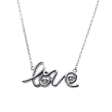 Pulse Silver Love Necklace