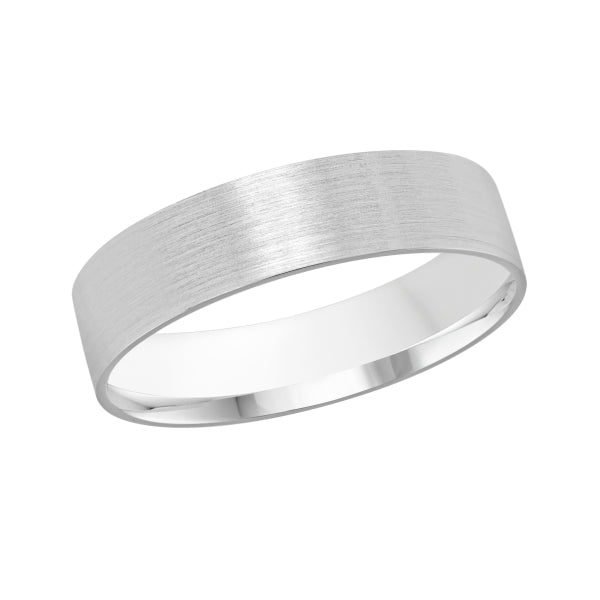 Traditional Flat Wedding Band