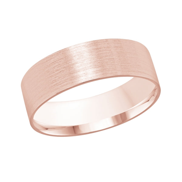 Traditional Flat Wedding Band