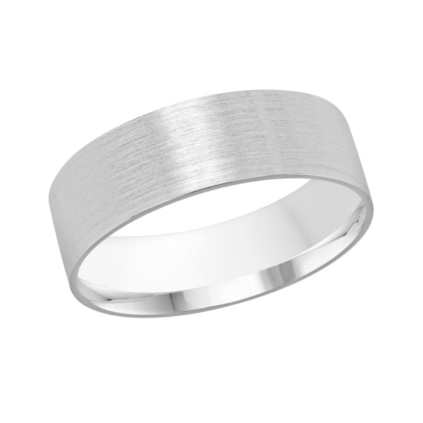 Traditional Flat Wedding Band