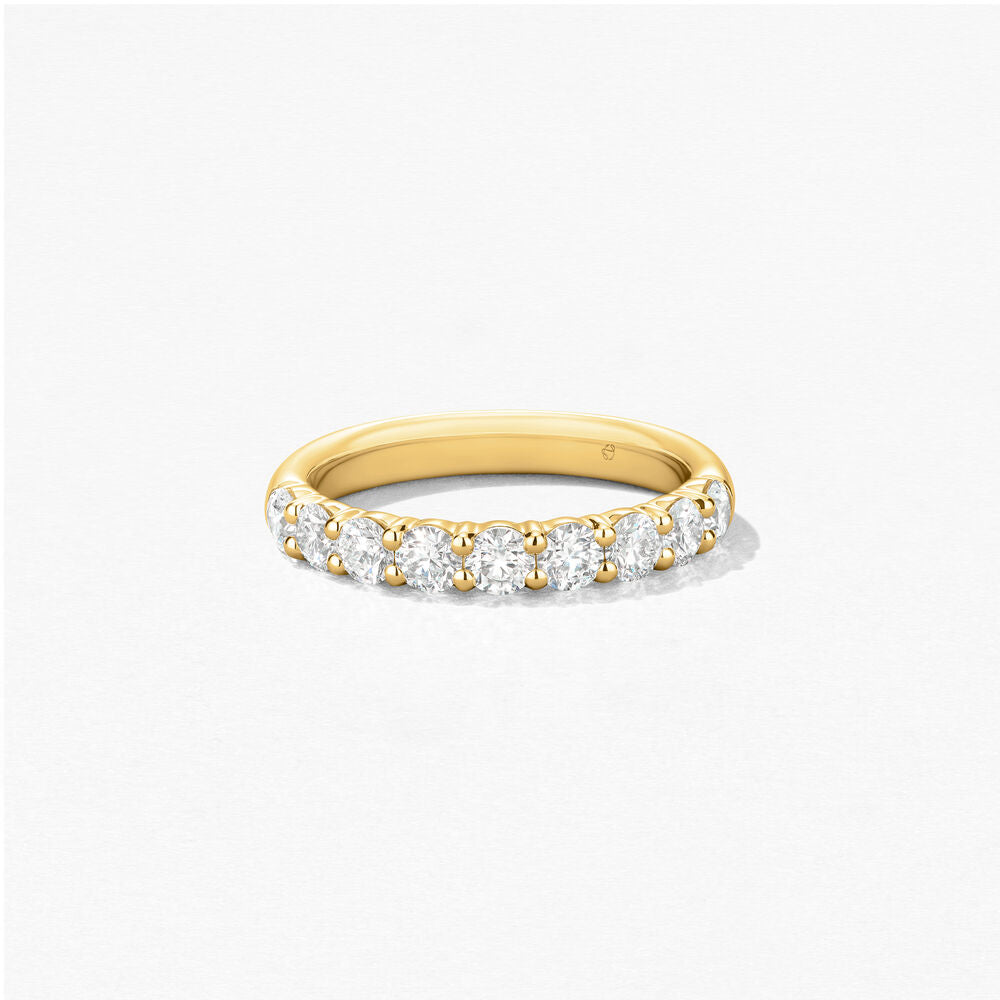 18K Yellow Gold Signature Diamond Band