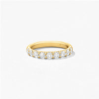 18K Yellow Gold Signature Diamond Band