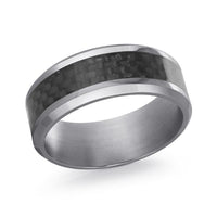 Tantalum & Carbon Wedding Band