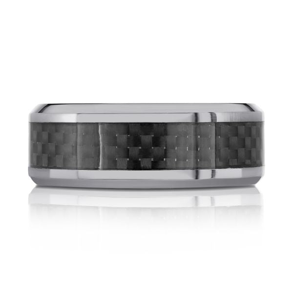 Tantalum & Carbon Wedding Band