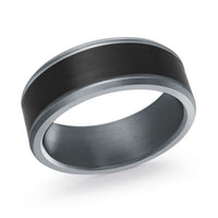 Tantalum & Carbon Wedding Band