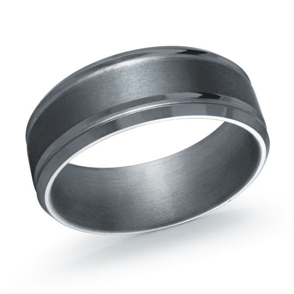 Tantalum Satin Finish Wedding Band