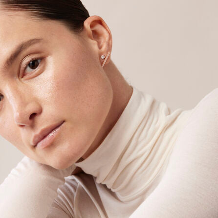 Diamond Barre Floating Pave Climbers