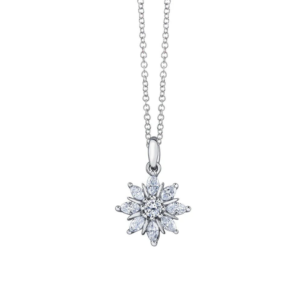 14K Northern Star Diamond Necklace