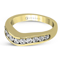 14k Gold  Diamond Wedding Band