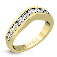 14k Gold Diamond Wedding Band