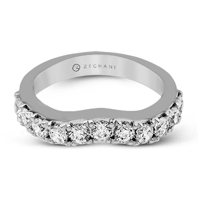14k Diamond Wedding Band
