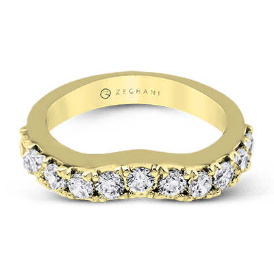 14k Diamond Wedding Band