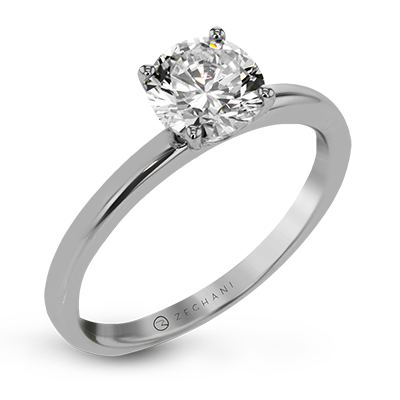 14k Gold Solitaire Engagement Ring