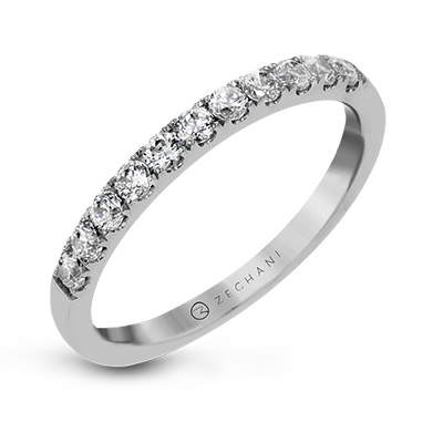 14k Gold Diamond Wedding Band