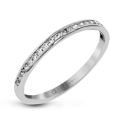 14k Diamond Wedding Band