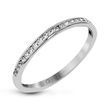 14k Diamond Wedding Band