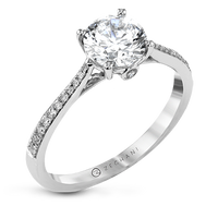 14K Multi-Stone Diamond Engagement Ring