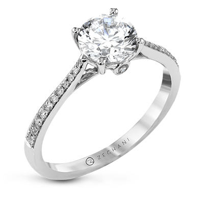 14K Multi-Stone Diamond Engagement Ring