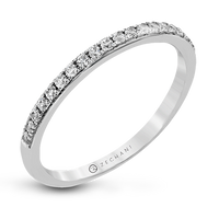 14k Gold Diamond Wedding Band