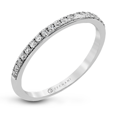 14k Gold Diamond Wedding Band