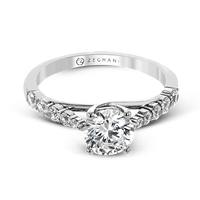 White Gold Diamond Engagement Ring