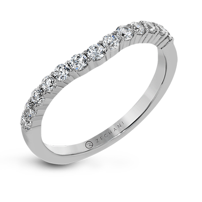 14k Diamond Wedding Band