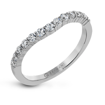 14k Diamond Wedding Band