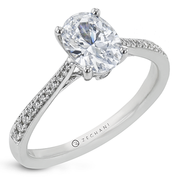 White Gold Diamond Engagement Ring