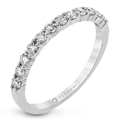 14K Diamond Wedding Band