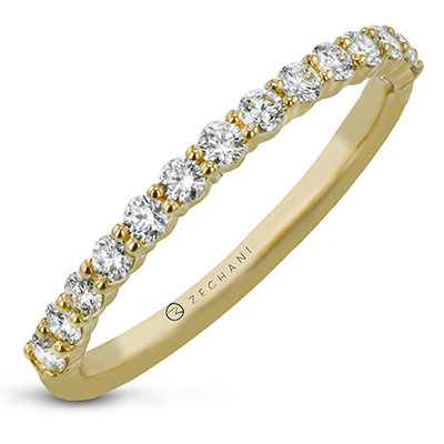 14K Diamond Wedding Band